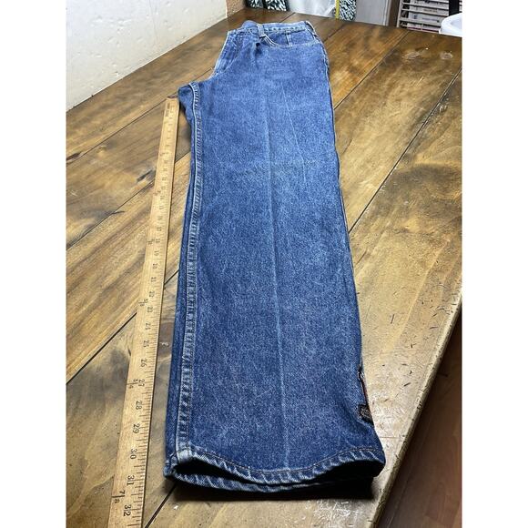 Vintage Harley-Davidson Unisex USA Patch Embroidered Jeans 32x32 - Picture 13 of 13